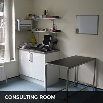 vetinary consulting room at metrovets